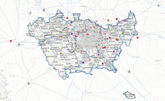 WebApp: Localizzazione dei magazzini dei principali distributori logistici