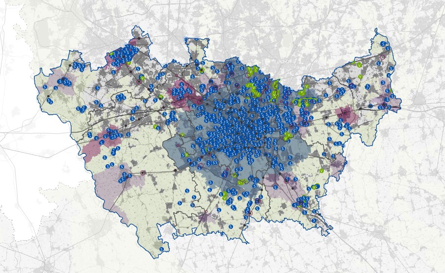 Sistema dei servizi di area vasta - sovracomunale da PGT