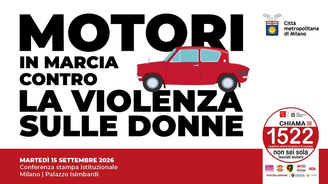 Elaborazione grafica iniziativa Motori in marcia