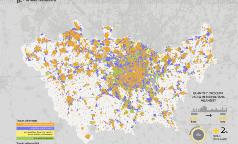 Carta d'identita del territorio - Suolo antropizzato | A partire dal 2000 ad oggi, si registra una crescita del suolo antropizzato di circa 12 Kmq, pari al 2% del territorio, dedicato in particolare ad aree urbanizzate, insediamenti produttivi-commerciali e reti di comunicazione, come effetto del mutato scenario economico rispetto agli anni precedenti: sviluppo residenziale ai confini del tessuto urbano consolidato e rafforzamento della vocazione produttiva e dell'accessibilità dei distretti industriali e manifatturieri. A questo aumento fa fronte la diminuzione di circa 12 Kmq del territorio dedicato a cantieri, come risultato del completamento di alcune importanti opere infrastrutturali come Bre.Be.Mi e Tangenziale Est Esterna.