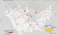 Carta d'identita del territorio - Trasformazioni urbane | A distanza di alcuni anni dall'entrata in vigore della Legge Regionale di Governo del territorio, oggi tutti i Comuni si sono dotati di Documenti di Piano e piani attuativi, da cui si possono trarre aclune considerazioni generali, come la prevalenza di ambiti di trasformazione concentrati in larga maggioranza su suolo già urbanizzato, destinati perlopiù a edilizia residenziale, mentre le destinazioni a funzioni produttive e terziario coprono la quota residua. Le previsioni di maggior estensione riguardano aree dismesse, capoluogo, e comuni di prima fascia, in particolare nel nord-ovest.