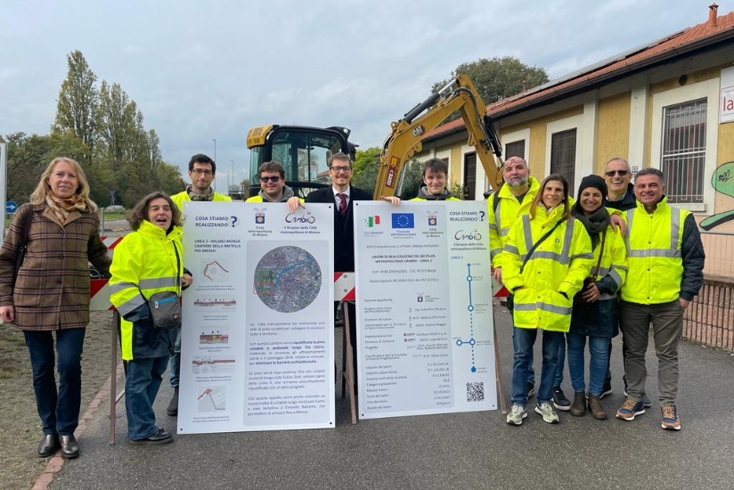 Avviati i lavori PNRR del Biciplan Cambio