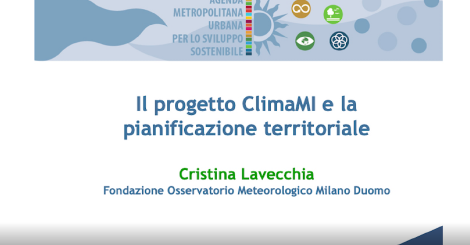 Agenda 2030: intervista 1 a Cristina Lavecchia