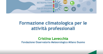 Agenda 2030: intervista 2 a Cristina Lavecchia