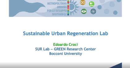 Agenda 2030: intervista a Edoardo Croci