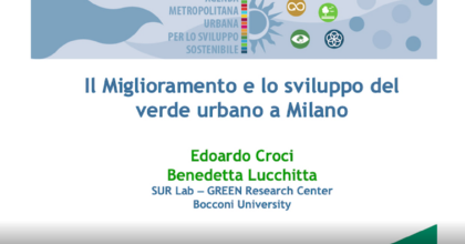 Agenda 2030: intervista a Edoardo Croci e Benedetta Lucchitti