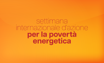 Settimana internazionale d'azione per la povertà energetica