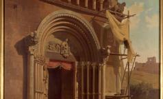 Porta Chiesa S. Maria in Toscanella 99x137 (G.Brocca) 1858