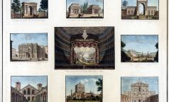 Vedute di monumenti e chiese di Milano(Domenico Landini) 1830