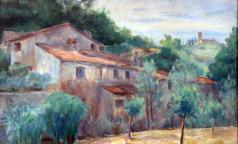 Paesaggio Toscano (Oscar Sorgato) 1938web