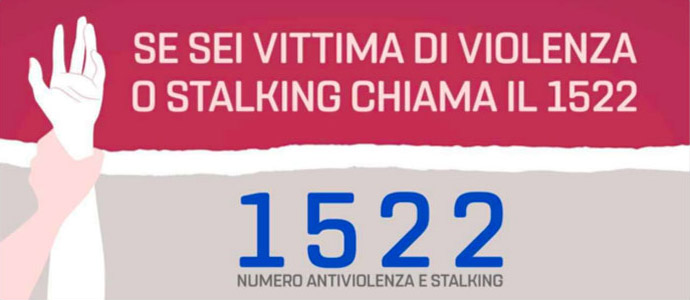 Se sei vittima di violenza o stalking chiama il 1252
