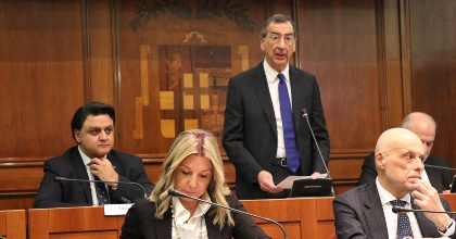Consiglio metropolitano straordinario sul fenomeno delle infiltrazioni mafiose - Sala
