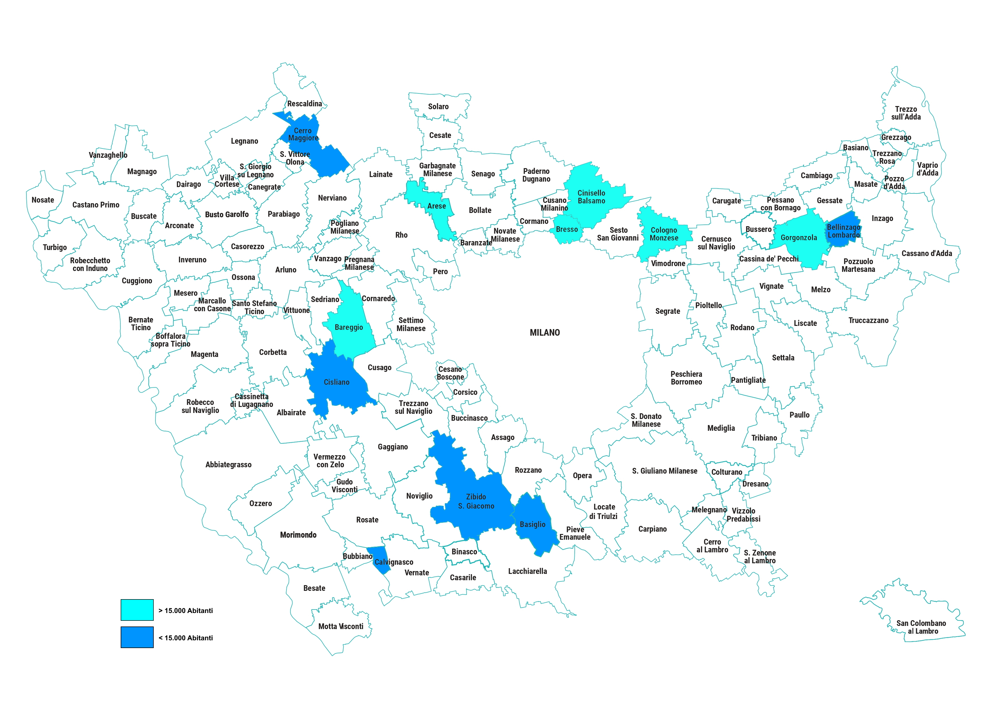 città metropolitana comuni al voto 2023