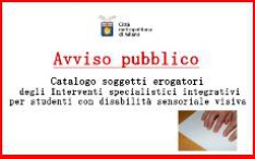 avviso pubblico disabilità sensoriale visiva