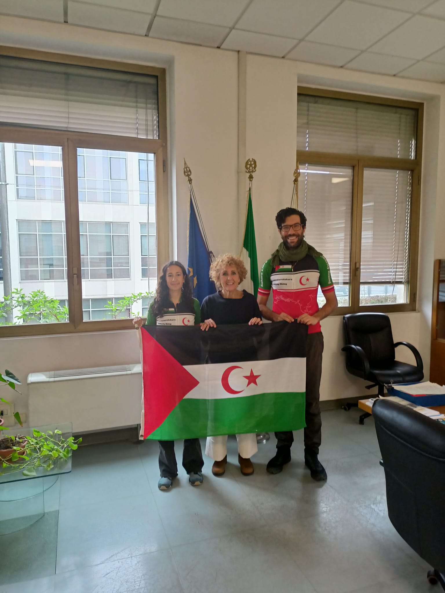 Sanna Ghotbi, Diana De Marchi e Benjamin Ladraa