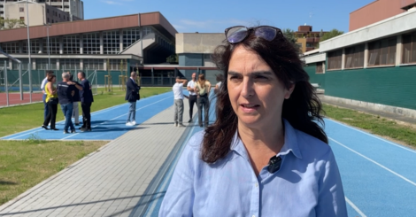 Riqualificazione area sportiva del Centro scolastico Puecher - Intervista a Georgia Lauz