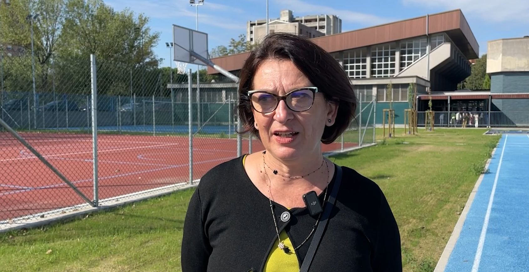 Riqualificazione area sportiva del Centro scolastico Puecher - Intervista a Alda Scacciante